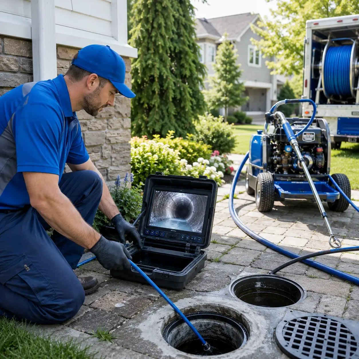 Outdoor drain cleaning professionals serving Nisula, MI